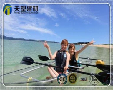 Πολύ ανθρακικό σαφές καγιάκ